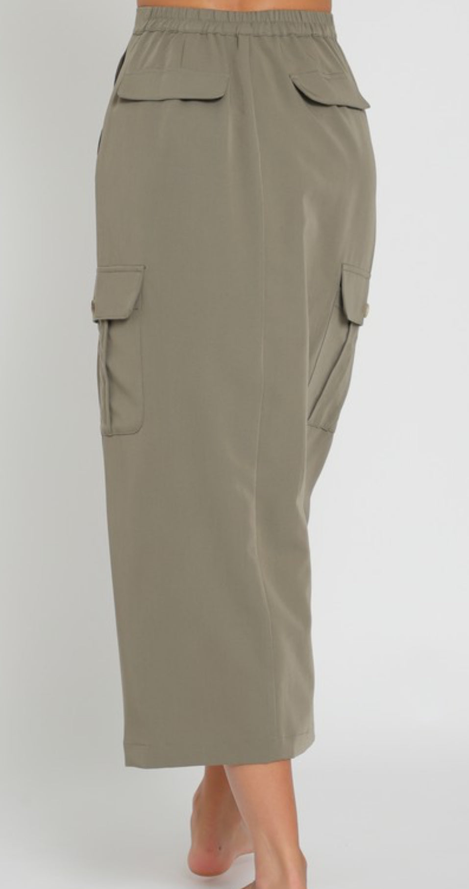 Cargo Olive Skirt