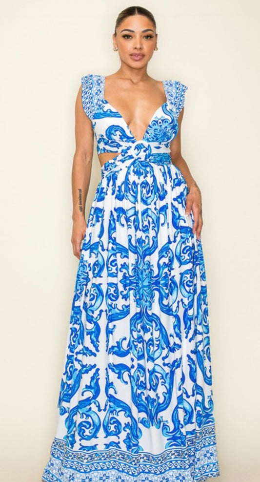 Greece Vibes Maxi Dress