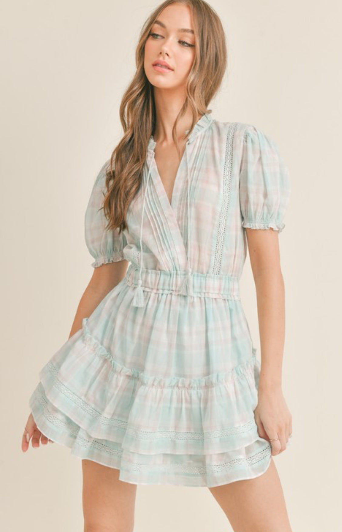 Plaid Mini Dress