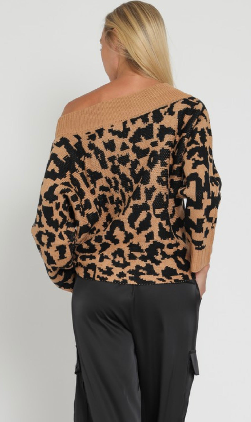 Leopard Sweater Top