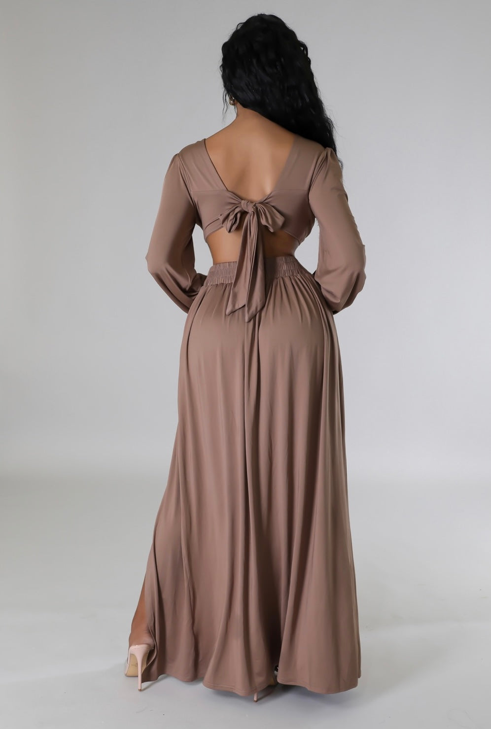 Mocha Maxi Dress no