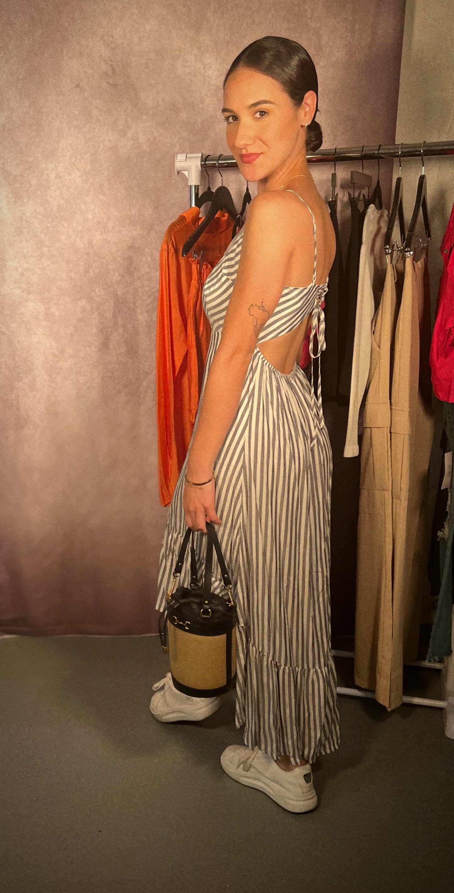 Stripe Hi-Low Maxi